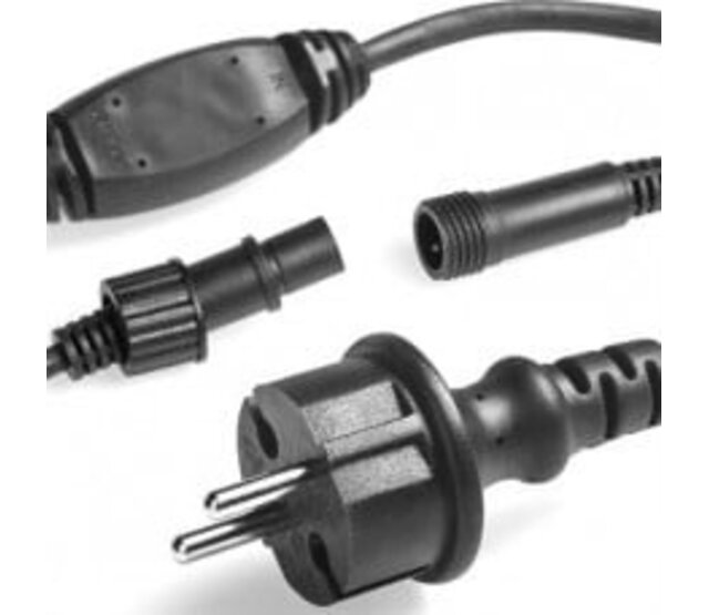 1,5 m wasserdichte LED-Stromkabel für professionelle Weihnachtsbeleuchtung – IP67 geschützt, 1,5 mm² Querschnitt, 230 V, für PRO Weihnachtslichter und LED-Streifen 1,5 m wasserdichte LED-Stromkabel für professionelle Weihnachtsbeleuchtung – IP67 geschützt, 1,5 mm² Querschnitt, 230 V, für PRO Weihnachtslichter und LED-Streifen