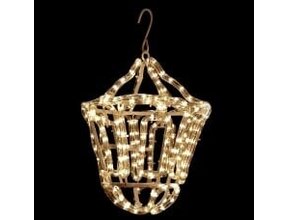 LED Kronleuchter für Innen & Außen 35 cm – Moderne Hängeleuchte IP65