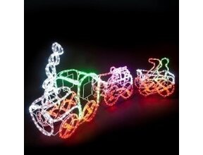 Weihnachtszug für Innen & Außen – 175 cm LED-Lichterdekoration