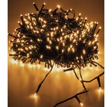 Warmweiße Weihnachtsbeleuchtung – 200 LEDs, 14 Meter, 8 Lichtmodi, Timer, IP44 für Innen- und Außenbereich – LUKSUS