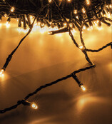 Warmweiße Weihnachtsbeleuchtung – 200 LEDs, 14 Meter, 8 Lichtmodi, Timer, IP44 für Innen- und Außenbereich – LUKSUS