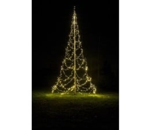 Premium Weihnachtsbaum mit 720 warmweißen LEDs, 600 cm Höhe, energieeffizient, frostsicher, inkl. Fernbedienung, für Innen- und Außenbereich, dimmbar
