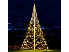 Weihnachtsbaum für Fahnenmast – 10 m hoch, 2000 LEDs, wetterfest
