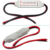 LED Streifen Dimmer für einfarbige LED Streifen – Präzise Helligkeitsregelung für 12V/24V LED-Beleuchtung, kompatibel mit RGBW-Controllern, PWM-Technologie, max. 144W/6A, einfache Installation, inkl. Fernbedienung LED Streifen Dimmer für einfarbige LED Streifen – Präzise Helligkeitsregelung für 12V/24V LED-Beleuchtung, kompatibel mit RGBW-Controllern, PWM-Technologie, max. 144W/6A, einfache Installation, inkl. Fernbedienung