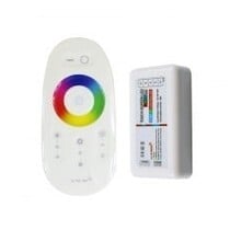 Kostengünstiger LED-Streifen-Dimmer für RGB LED Streifen – 12V/24V, PWM-Steuerung, 6A pro Kanal, 60W Max, kompatibel mit Fernbedienung, einfache Installation