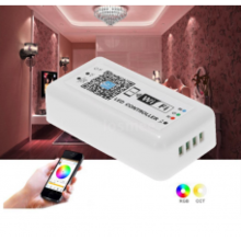 LED Streifen Bluetooth Controller – Weiß / Warmweiß, kompatibel & dimmbar