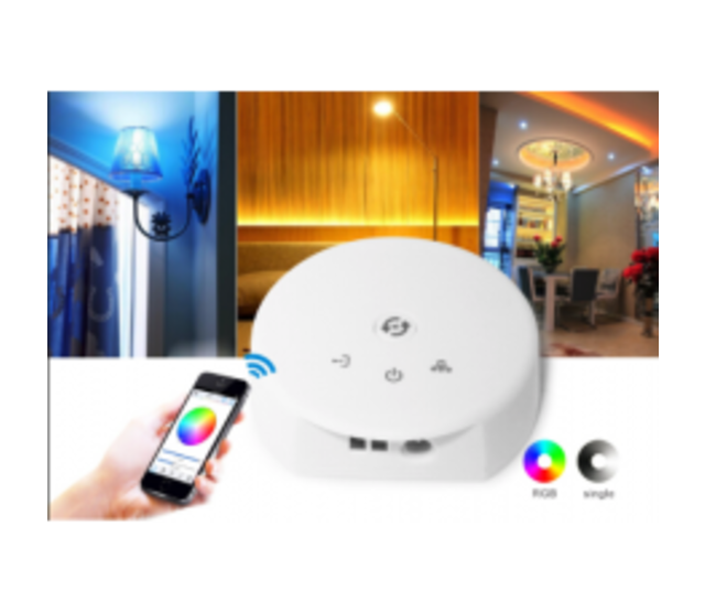 LED Streifen Bluetooth Controller – RGB/RGBW Fernbedienung, 24V/12V, 5m/10m, dimmbar, App-Steuerung, kompatibel mit Alexa & Smart Home, 16,7 Mio. Farben, IP20 LED Streifen Bluetooth Controller – RGB/RGBW Fernbedienung, 24V/12V, 5m/10m, dimmbar, App-Steuerung, kompatibel mit Alexa & Smart Home, 16,7 Mio. Farben, IP20