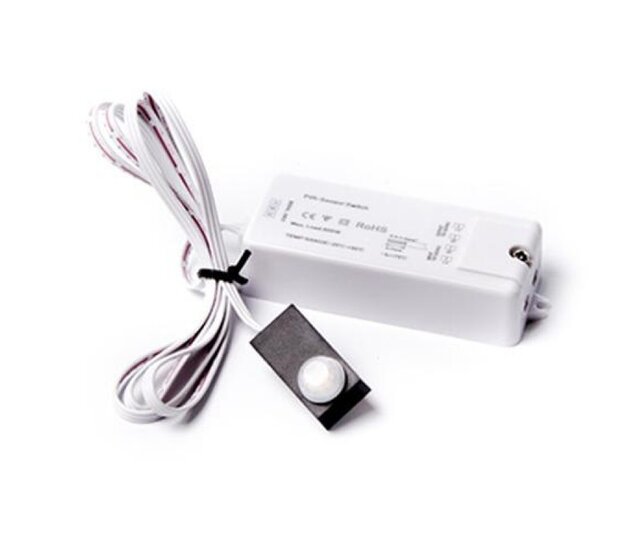 LED-PIR-Bewegungsmelder mit Infrarot-Sensor, 230V, 3 Meter Erfassungsbereich, für Innen- und Außenbereich, energieeffizient, einfach zu installieren