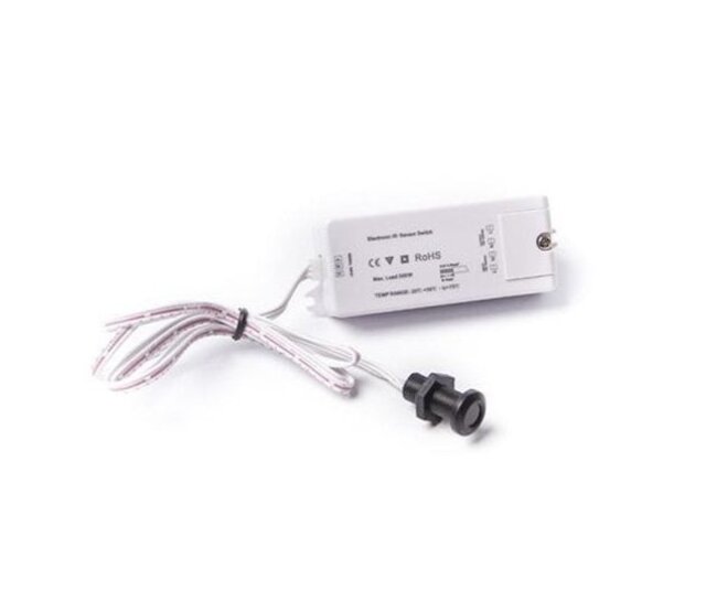 Infrarot-Bewegungssensor 230V mit 1-6 cm Detektionsbereich, präzise Erfassung, ideal für Sicherheitssysteme und Automatisierung, kompatibel mit 230V Netzspannung, robuste Bauweise, einfache Montage