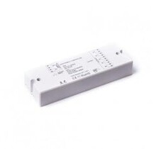 4-Kanal LED Streifen Controller mit 4-Zonen Dimmer – 4*8A, 32A Gesamtleistung, PWM-Steuerung, RGB/W LED-Anschluss, 12V/24V DC, Fernbedienung inklusive