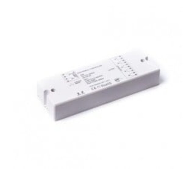 4-Kanal LED Streifen Controller mit 4-Zonen Dimmer – 4*8A, 32A Gesamtleistung, PWM-Steuerung, RGB/W LED-Anschluss, 12V/24V DC, Fernbedienung inklusive 4-Kanal LED Streifen Controller mit 4-Zonen Dimmer – 4*8A, 32A Gesamtleistung, PWM-Steuerung, RGB/W LED-Anschluss, 12V/24V DC, Fernbedienung inklusive