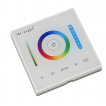 RGB/RGBW/RGBWW LED Einbau-Wanddimmer für LED Streifen – Stufenlose Lichtsteuerung