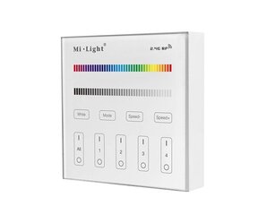 RGB / RGBW / RGBWW LED Wandschalter Dimmer – Kabellos für LED Streifen