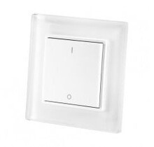 Funk-LED-Streifen-Wanddimmer für 1 feste Farbe – Einfache Steuerung von LED-Beleuchtung, kompatibel mit 12V/24V LED-Streifen, Reichweite bis 10 Meter, inkl. Fernbedienung