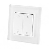 Funk-Wanddimmer für LED-Streifen (RGB/Warmweiß) – Inbau-Dimmer für LED-Beleuchtung, 12-24V, 144W max., Touch-Bedienung, kompatibel mit Smart-Home-Systemen