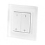 Drahtloser Wanddimmer für LED-Streifen – 2 Zonen, 12V/24V, max. 144W, RF-Fernbedienung, PWM-Technologie, kompatibel mit RGB/RGBW LED-Streifen, einfache Montage, präzise Helligkeitssteuerung