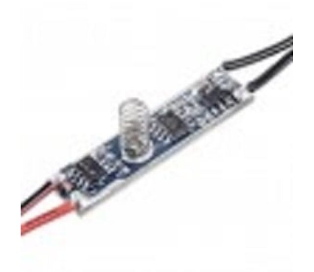 Mini Touch Dimmer für LED Streifen 12-24V DC, 8A, PWM-Steuerung, kompatibel mit LED Profilen – STD007, präzise Helligkeitsregelung, einfache Installation, ideal für Innen- und Außenbeleuchtung Mini Touch Dimmer für LED Streifen 12-24V DC, 8A, PWM-Steuerung, kompatibel mit LED Profilen – STD007, präzise Helligkeitsregelung, einfache Installation, ideal für Innen- und Außenbeleuchtung