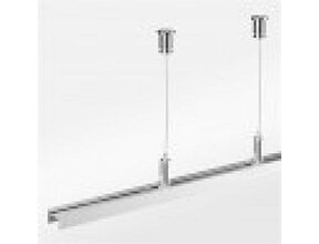 Aufhängesystem für breite oder doppelte LED-Streifen – stabile, höhenverstellbare Montage bis 135 cm