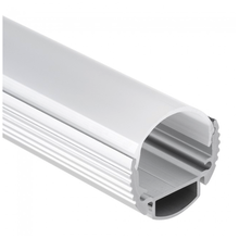 LED Alu-Profil 2m rund für LED Streifen mit Abdeckung 28,20x19,81mm – 360ALU