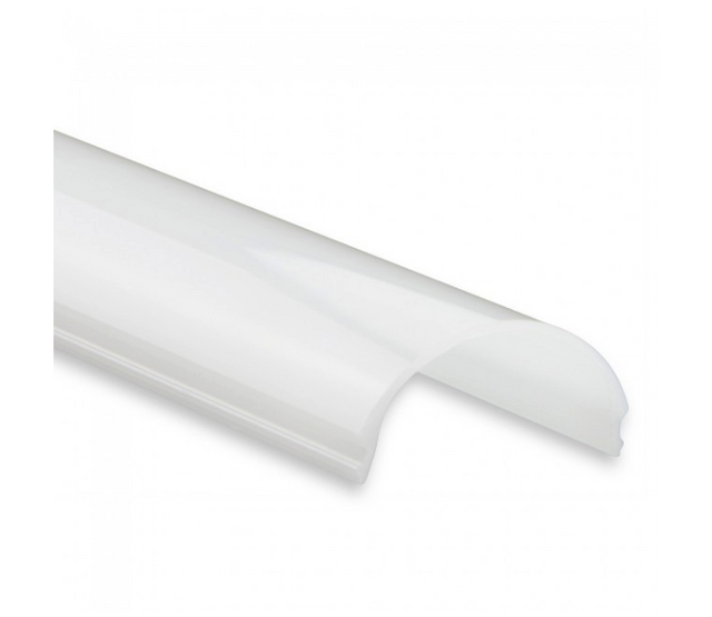 LED Streifenprofil 2 Meter rund mit Abdeckung, 28,20 mm x 19,81 mm, 360° Aluminium, 360ALU – Hochwertiges Alu-Profil für LED-Beleuchtung, präzise Maße, optimale Lichtstreuung