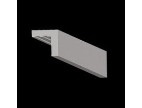 LED Alu Wandprofil für LED Streifen 80x80mm P8 – Robustes Eckprofil