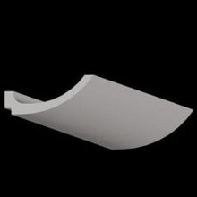 LED Streifen Wandprofil 80 x 190 mm P3 – Aluminium Profil für indirekte Beleuchtung