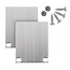 2 x Endkappen für LED-Aluminiumprofile mit Montageschrauben – XL04ALU.C2, passend für LED-Streifen, inkl. Befestigungsmaterial, hochwertige Abschlusskappen für Alu-Profile, präzise Verarbeitung, optimale Lichtführung, langlebig und korrosionsbeständig