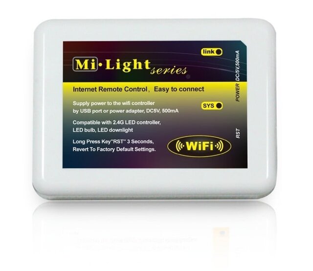 MiBoxer WL-Box2 – WLAN-Gateway für kompatible 2,4-GHz-RF-Geräte