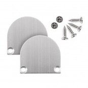 2 x Endkappen für LED-Aluminiumprofile mit Schrauben – XL04ALU C4, passend für LED-Streifen, inkl. Montagematerial, hochwertige Aluminium-Ausführung, präzise Verarbeitung, ideal für professionelle LED-Beleuchtungslösungen