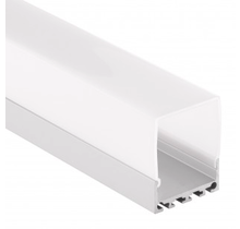 LED-Aluminiumprofil 200 cm mit hoher Abdeckung, 26,79 mm x 36 mm, XL04.C3ALU – Hochwertiges Profil für LED-Streifen, präzise Maße, optimale Lichtstreuung, ideal für Innenbeleuchtung
