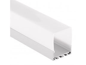 LED Alu Profil 2m für LED Streifen mit hoher Abdeckung 26,79x36mm XL04.C3ALU