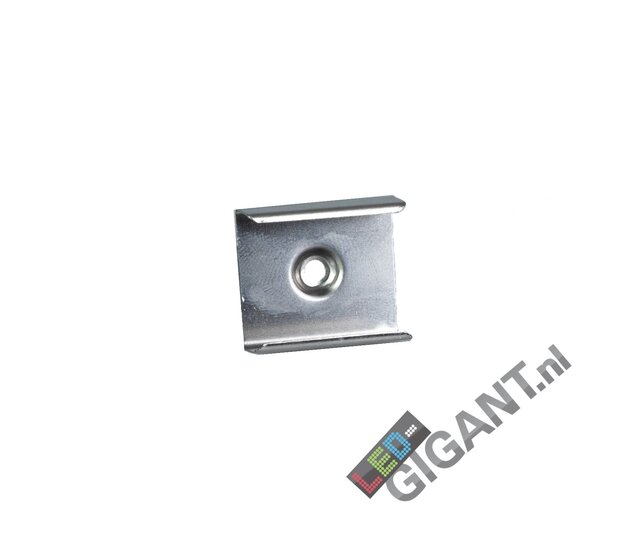 Robuste Aluminium-Montageklemmer für LED-Streifenprofile – Universell einsetzbar für 10-20 mm breite Profile, präzise Halterung, einfache Installation, ideal für LED-Streifen-Beleuchtung in Innen- und Außenbereichen