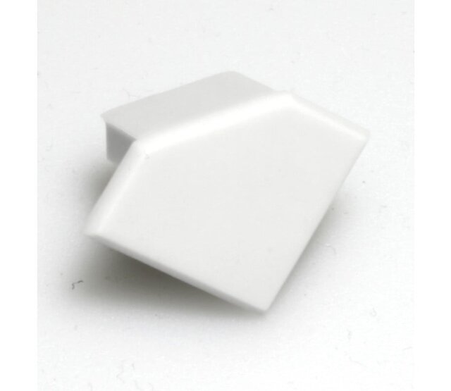 23ALU Aluminium-Endkappe ohne Kabeldurchführung für LED-Streifen – Passend für 23 mm Profile, Staub- und Spritzwasserschutz, Einfache Montage, Hochwertiges Design