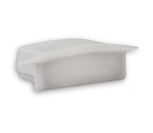 Aluminium Endkappe ohne Kabeldurchführung für LED Streifen - 08ALU, passend für 8 mm breite Profile, staub- und spritzwassergeschützt, einfache Montage, ideal für LED-Beleuchtungssysteme Aluminium Endkappe ohne Kabeldurchführung für LED Streifen - 08ALU, passend für 8 mm breite Profile, staub- und spritzwassergeschützt, einfache Montage, ideal für LED-Beleuchtungssysteme