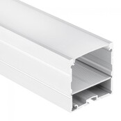 LED Aluminiumprofil XL 2 Meter mit Diffusor, 40,10 mm x 40,10 mm, für LED Streifen – XL17ALU, hochwertige Beleuchtungslösung LED Aluminiumprofil XL 2 Meter mit Diffusor, 40,10 mm x 40,10 mm, für LED Streifen – XL17ALU, hochwertige Beleuchtungslösung