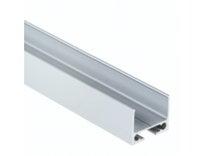 Kabelkanal / Montageprofil für LED-Profile PL10ALU – 2m – Unterprofil für LED-Streifen