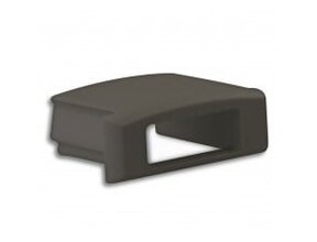 Endkappe mit Kabeldurchführung für LED Streifen – Schwarz 01