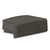 LED-Streifen-Endkappe ohne Kabeldurchführung - 01ZWART | Schwarz, IP20, für 10 mm breite LED-Bänder, 1 Stück | Schutzabdeckung für LED-Profile, staubdicht, einfach zu montieren