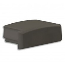 Endkappe ohne Kabeldurchführung - 01SCHWARZ