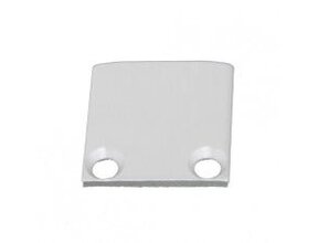 2x LED Alu-Profil Endkappen inkl. Schrauben 01ALU Spica für LED Streifen