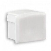 LED-Streifen-Endkappe ohne Kabeldurchführung - 02WIT | IP20, 12/24V, 8mm Breite, 2m Länge, weiß | Schutzabdeckung für LED-Beleuchtung, staub- und spritzwassergeschützt