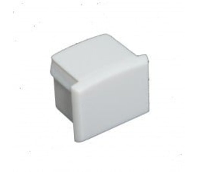 Aluminium-Eindkappe ohne Kabeldurchführung für LED-Streifen – 05.1ALU – Präzise Passform, 10 mm Breite, IP20 Schutzklasse, ideal für LED-Profile