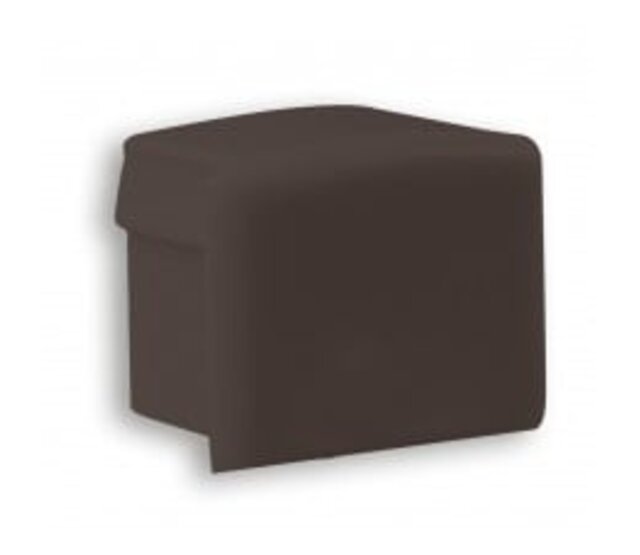 LED-Streifen-Endkappe ohne Kabeldurchführung - 05.1ZWART | Schwarz, für 10 mm breite LED-Streifen, IP20, 1 Stück, passend für Aluminiumprofile