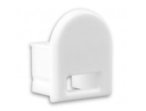 Endkappe mit Kabeldurchführung für LED-Profile - 05.2 Weiß