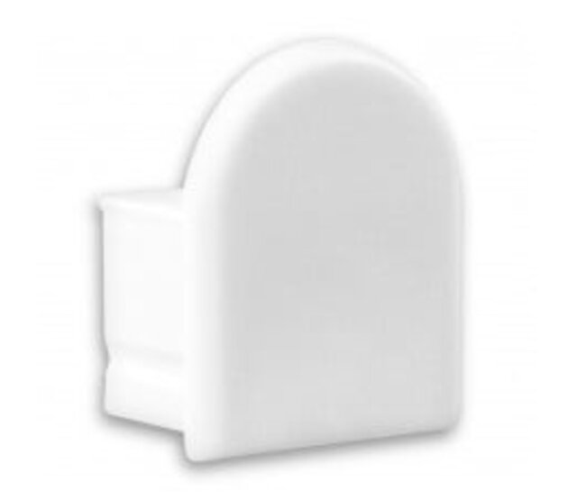 Endkappe für LED-Streifenprofile ohne Kabeldurchführung – 05.2WIT | Weiß | Passend für Aluminiumprofile | Präzise Montage | Deutsche Qualität | Technische Spezifikationen gemäß DIN-Normen