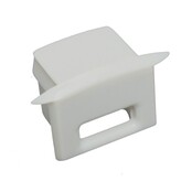 Aluminium Endkappe mit Kabeldurchführung für LED Streifen – 03ALU | Präzise Passform, 20 mm Breite, IP20 Schutzklasse | Ideal für LED-Profile und Beleuchtungssysteme