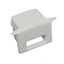 Endkappe mit Kabeldurchführung für LED Aluminiumprofil - 03ALU