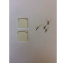 2 x LED-Profil Endkappen in Weiß (01WIT Spica) inkl. Montageschrauben – Passend für LED-Streifen, Alu-Profile & Beleuchtungssysteme – Hochwertige Abschlusskappen für professionelle LED-Installationen