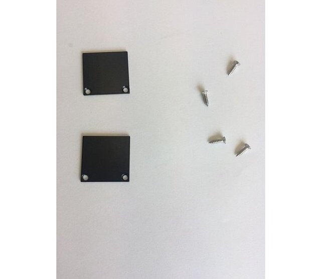 2 x LED-Profil Endkappen in Schwarz (01ZWART) inkl. Montageschrauben – Passend für LED-Streifen, Alu-Profile – Hochwertige Abschlusskappen für professionelle LED-Beleuchtungslösungen 2 x LED-Profil Endkappen in Schwarz (01ZWART) inkl. Montageschrauben – Passend für LED-Streifen, Alu-Profile – Hochwertige Abschlusskappen für professionelle LED-Beleuchtungslösungen