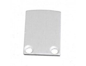2x LED Alu-Profil Endkappen mit Schrauben PL5 C6 Spica – Grau
